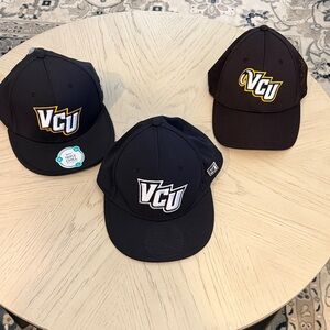 VCU Black Baseball Caps